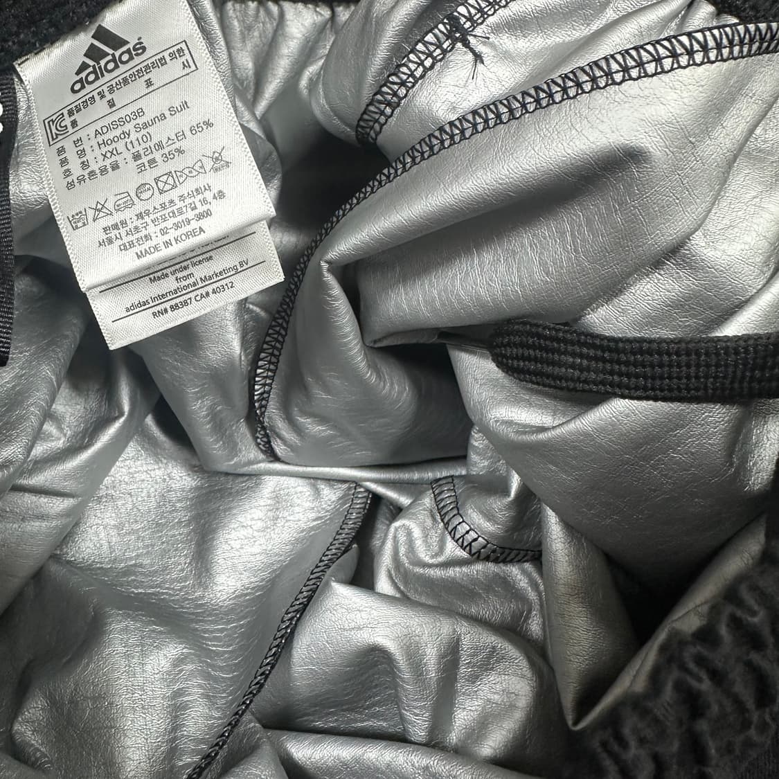 ✨ (바배) 아디다스 스포츠 땀복 블랙 트랙 팬츠  상품이미지3