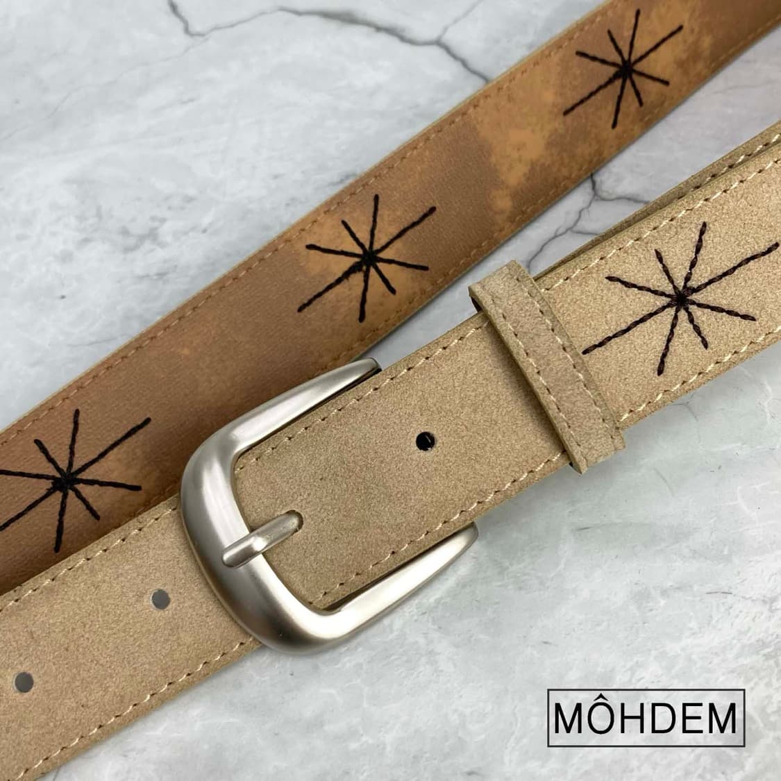 [Unisex] 샤이닝 자수 벨트 3컬러 상품이미지3