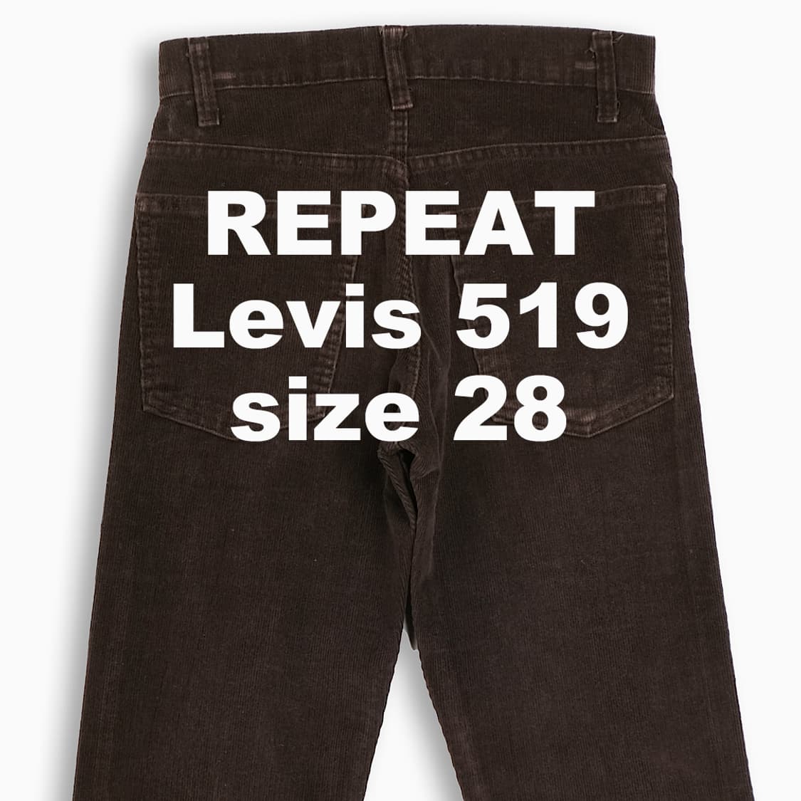 빈티지 리바이스 519 80s USA 28 인치 OR5192902 상품이미지1