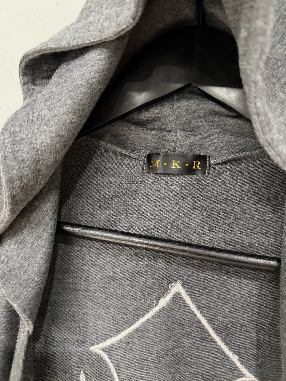 M•K•R lace cross drape hood cardigan 상품이미지10