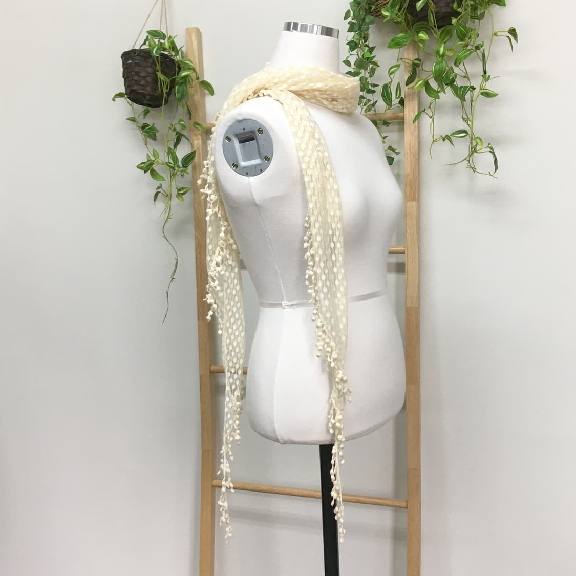 JPN/ 모리걸스카프 도트스카프 모리룩스카프 땡땡이스카프 상품이미지2