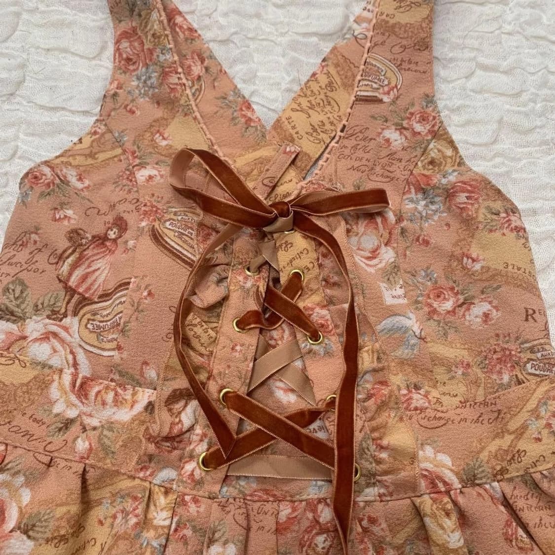 리즈리사 고전 히메카지 원피스 히메갸루 라떼갸루 모리걸 빈티지 상품이미지3