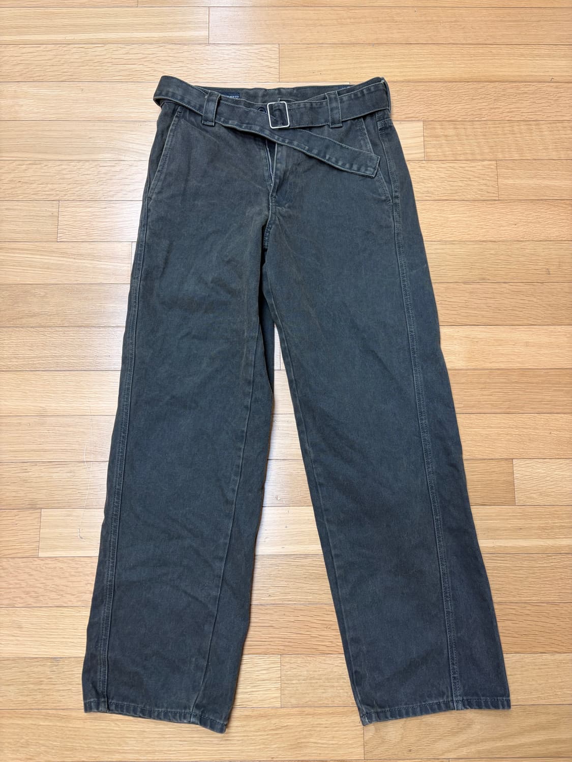 르메르 스타일 자라 블랙 데님팬츠 상품이미지1