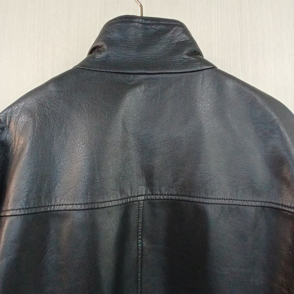 BEAN POLE 블랙 가죽 자켓 상품이미지5
