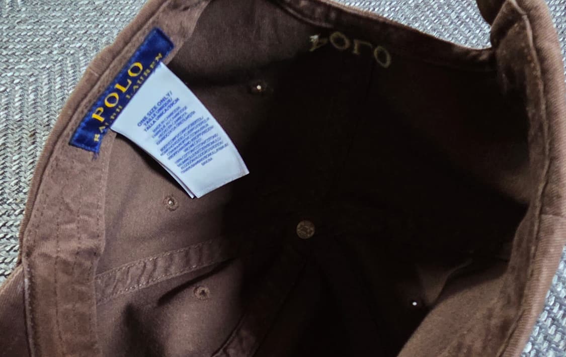 Polo Ralph Lauren 폴로 랄프로렌 브라운 볼캡 상품이미지8