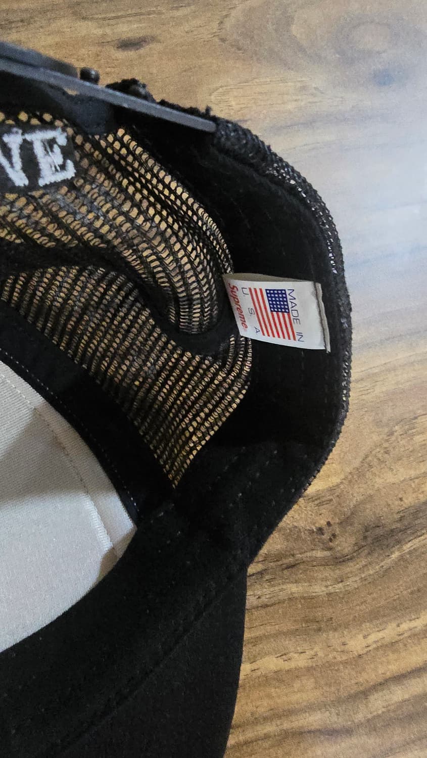 슈프림 월드와이드 메쉬 백 5패널 블랙 20SS 상품이미지5