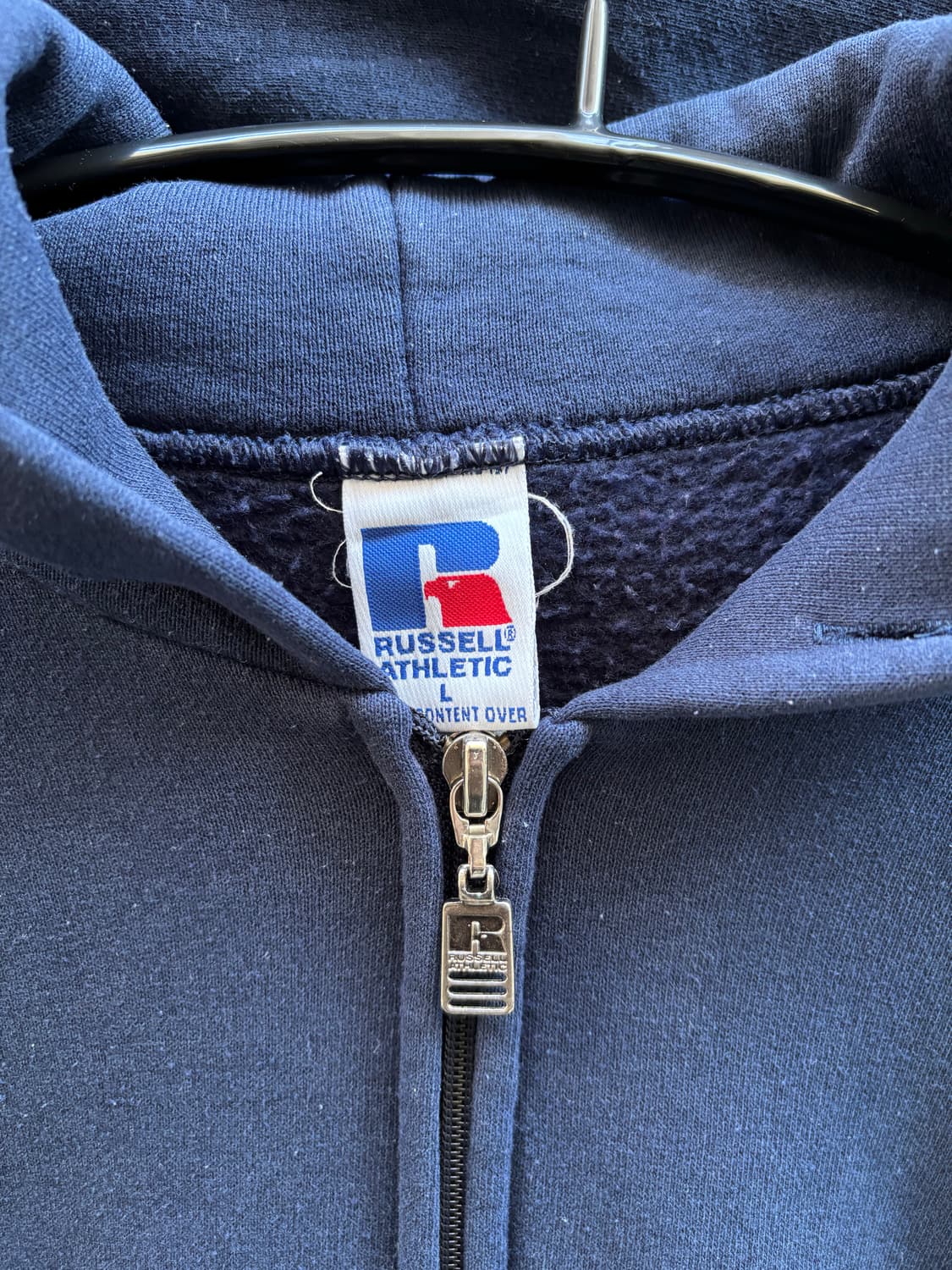 90s 러셀 빈티지 무지짚업 L 상품이미지5
