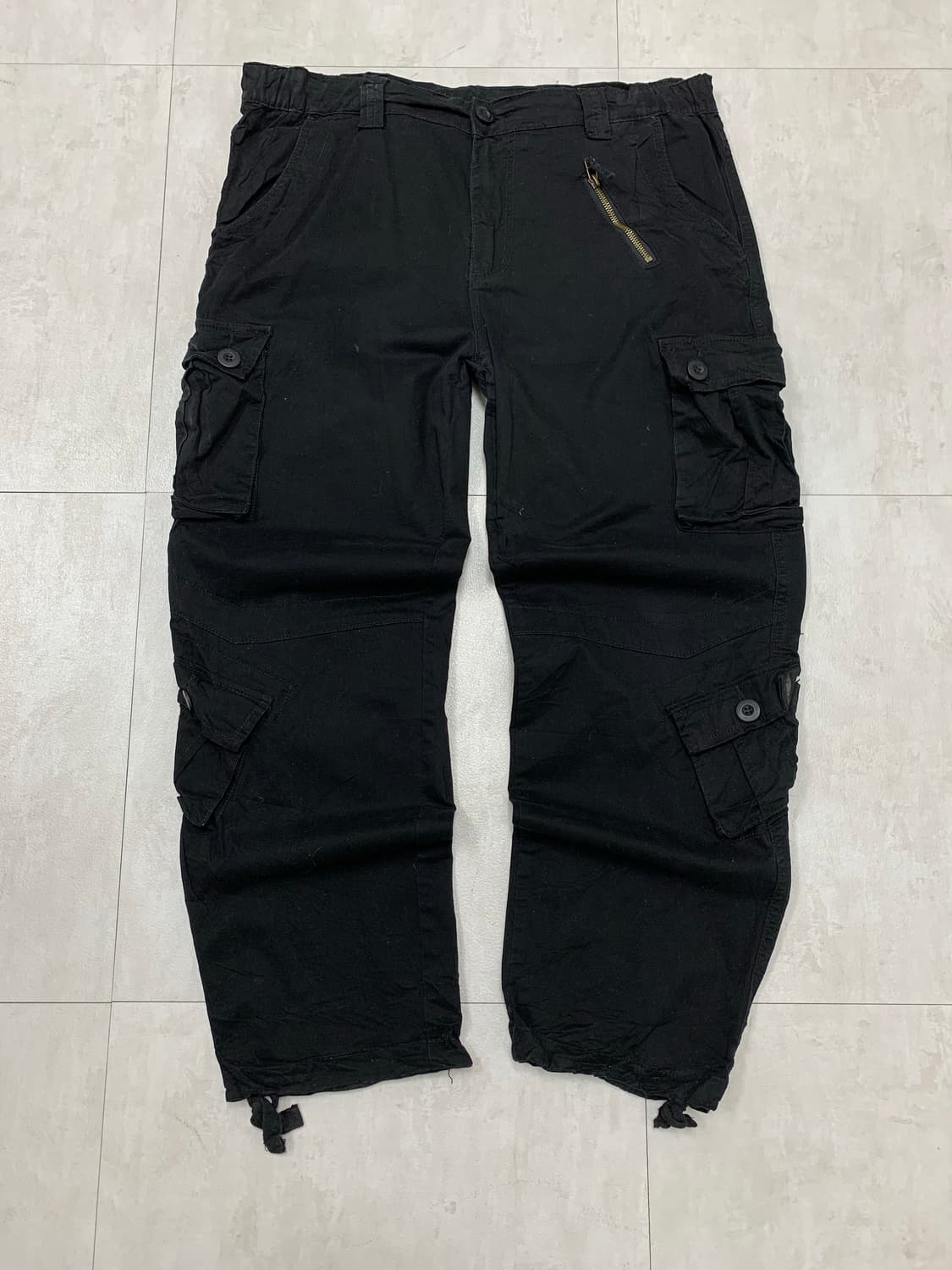 블랙 카고 팬츠 #437 상품이미지1