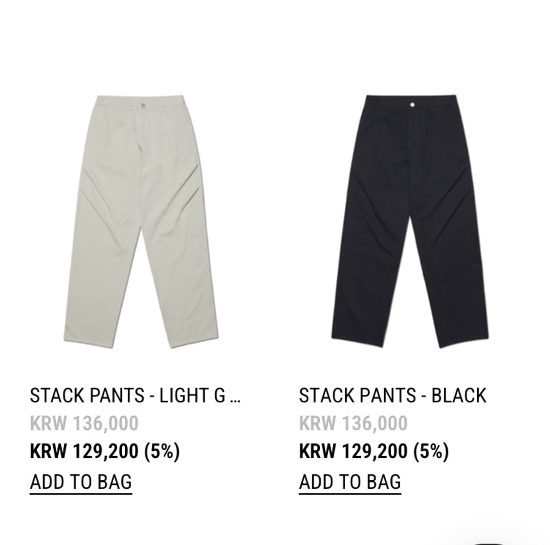 노매뉴얼 팬츠 상품이미지2