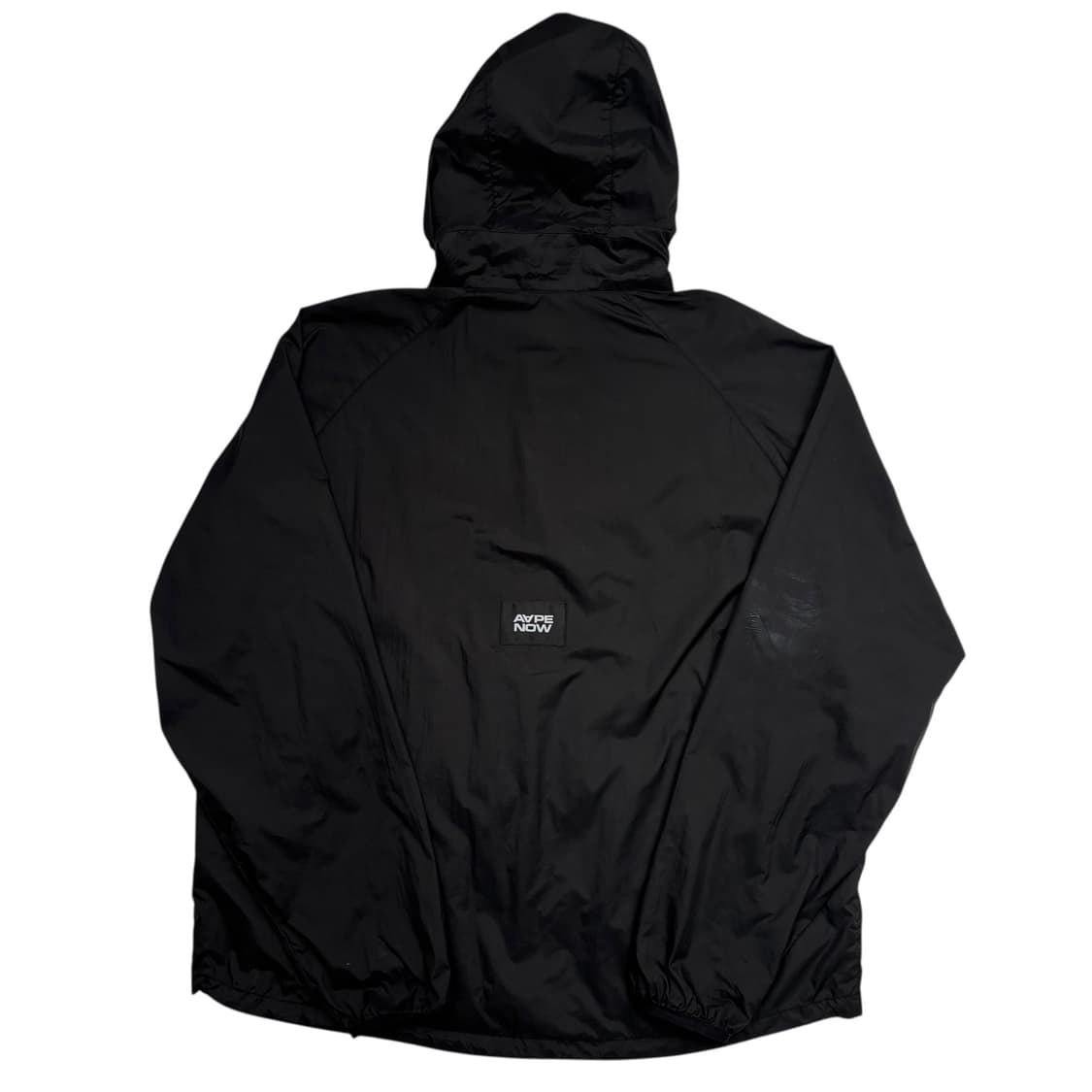 AAPE 에이프 스펠아웃 블랙 바람막이 M 상품이미지4