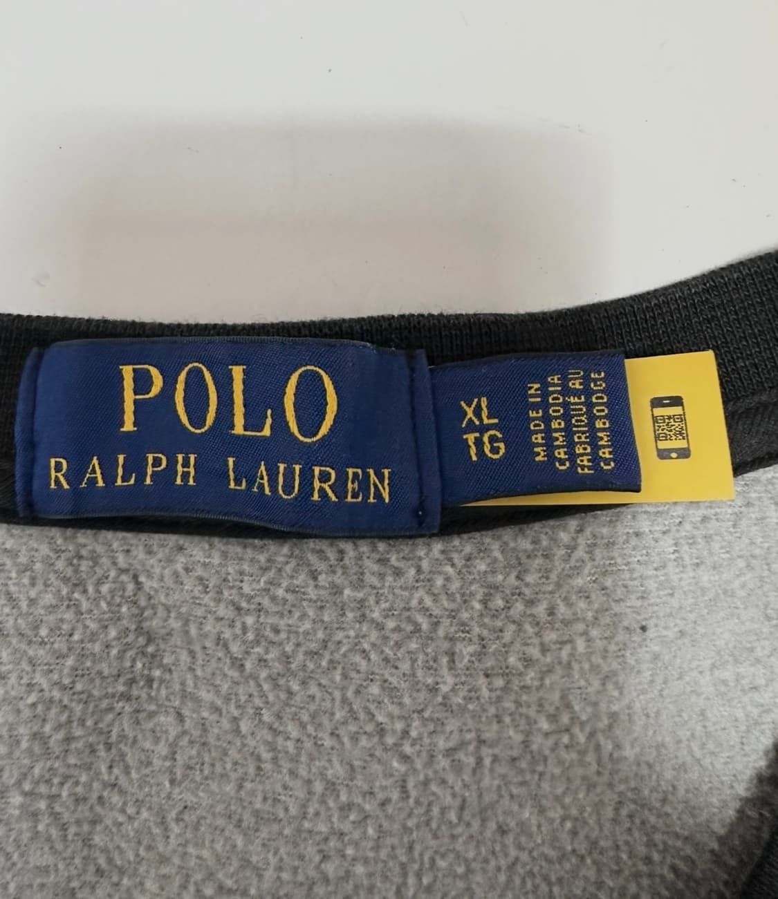 폴로 랄프로렌 신형 qr택 블랙 맨투맨 상품이미지5