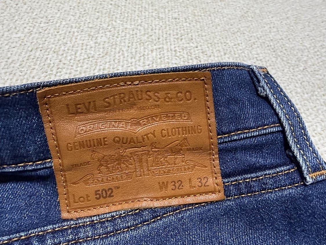 리바이스 502 프리미엄 청바지 남성용 32인치 상품이미지5