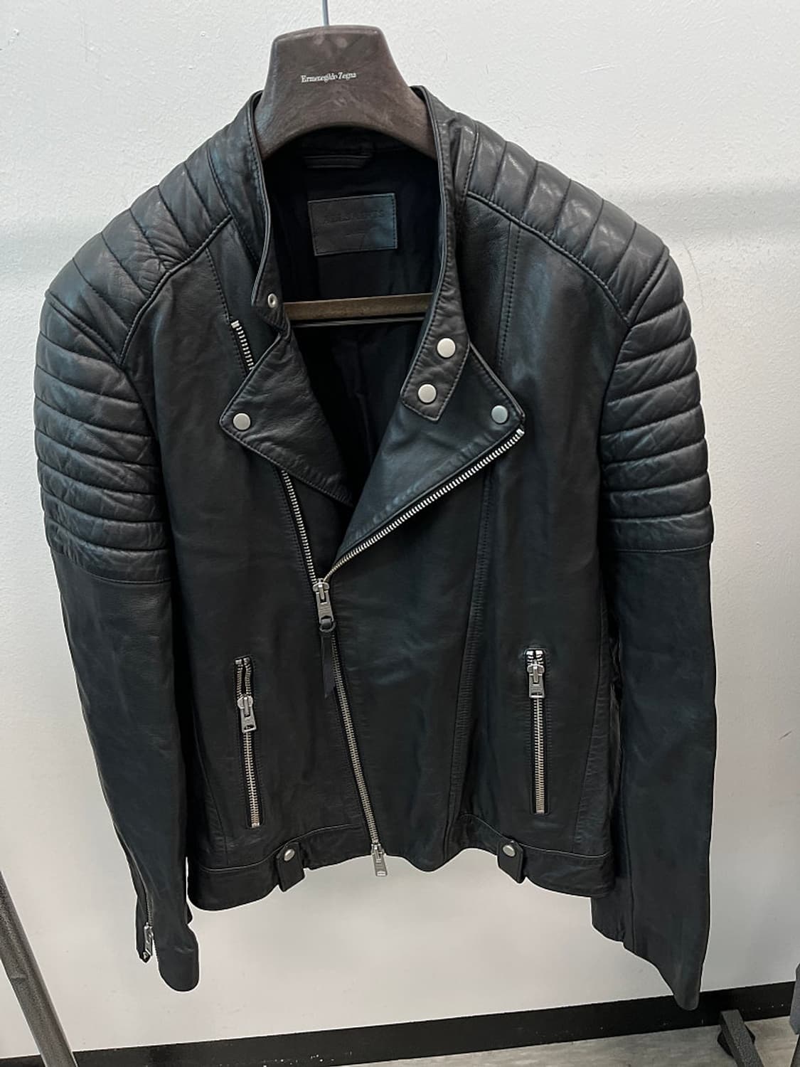 100-105) 올세인츠 바이커 가죽자켓  상품이미지3