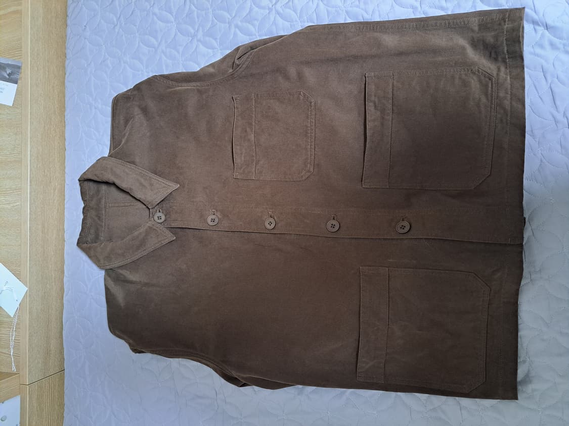 Sew 소프트 코튼 워크자켓 3사이즈 브라운 상품이미지3