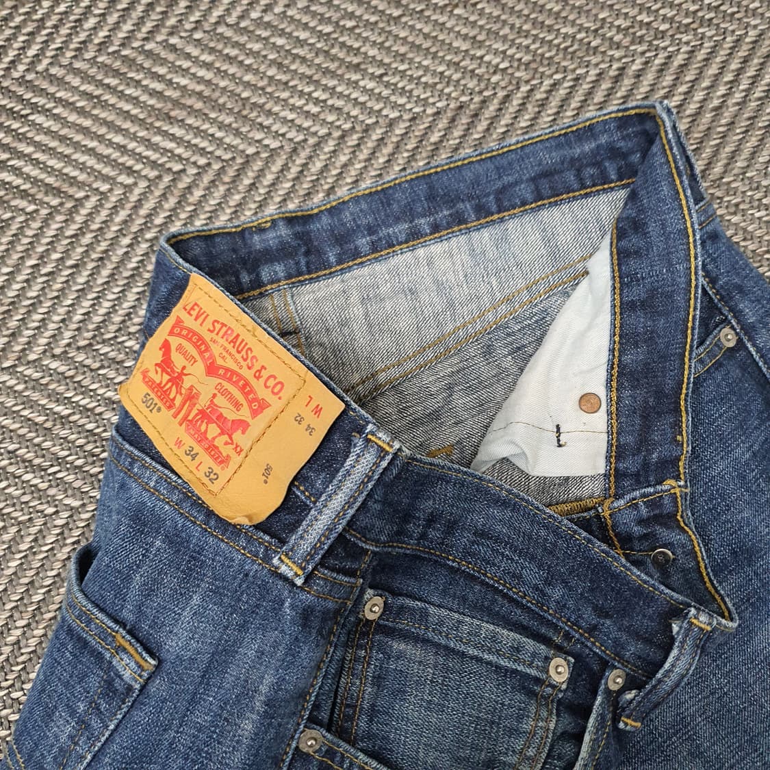 리바이스 501 데님 청바지 남자34 상품이미지2