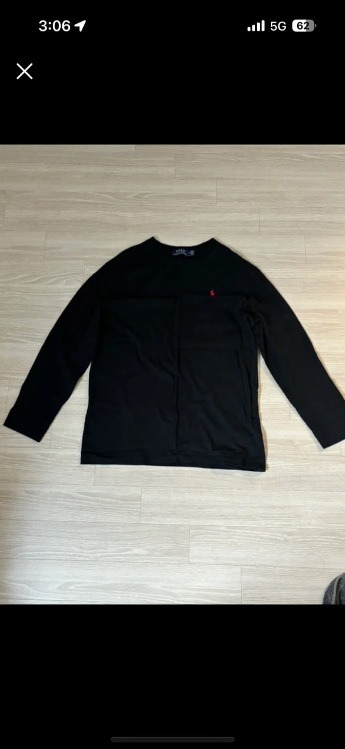 폴로 블랙 롱슬리브 L 상품이미지2