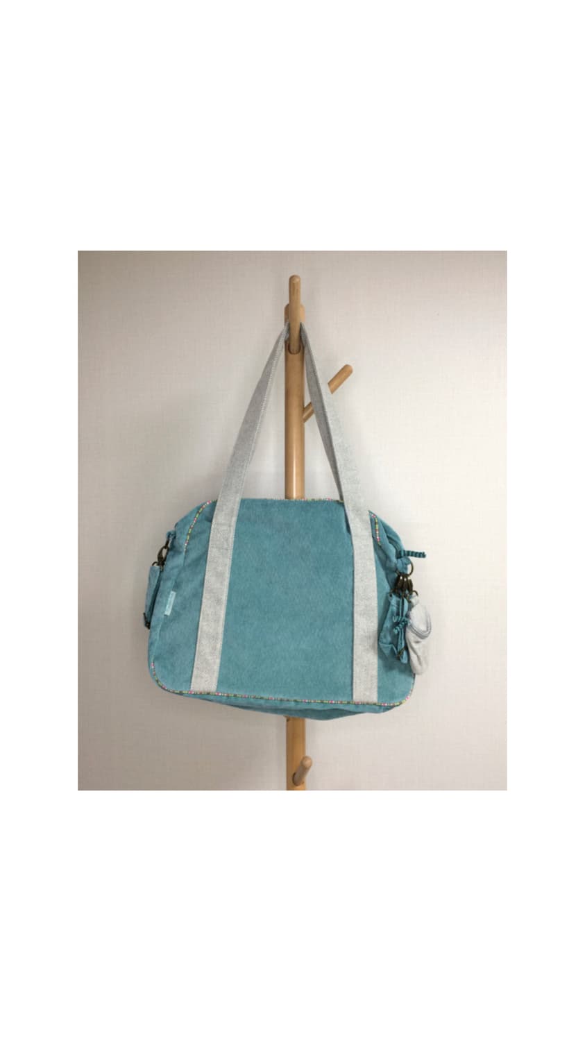 빈티지 민트 고양이 캣 숄더백 상품이미지5