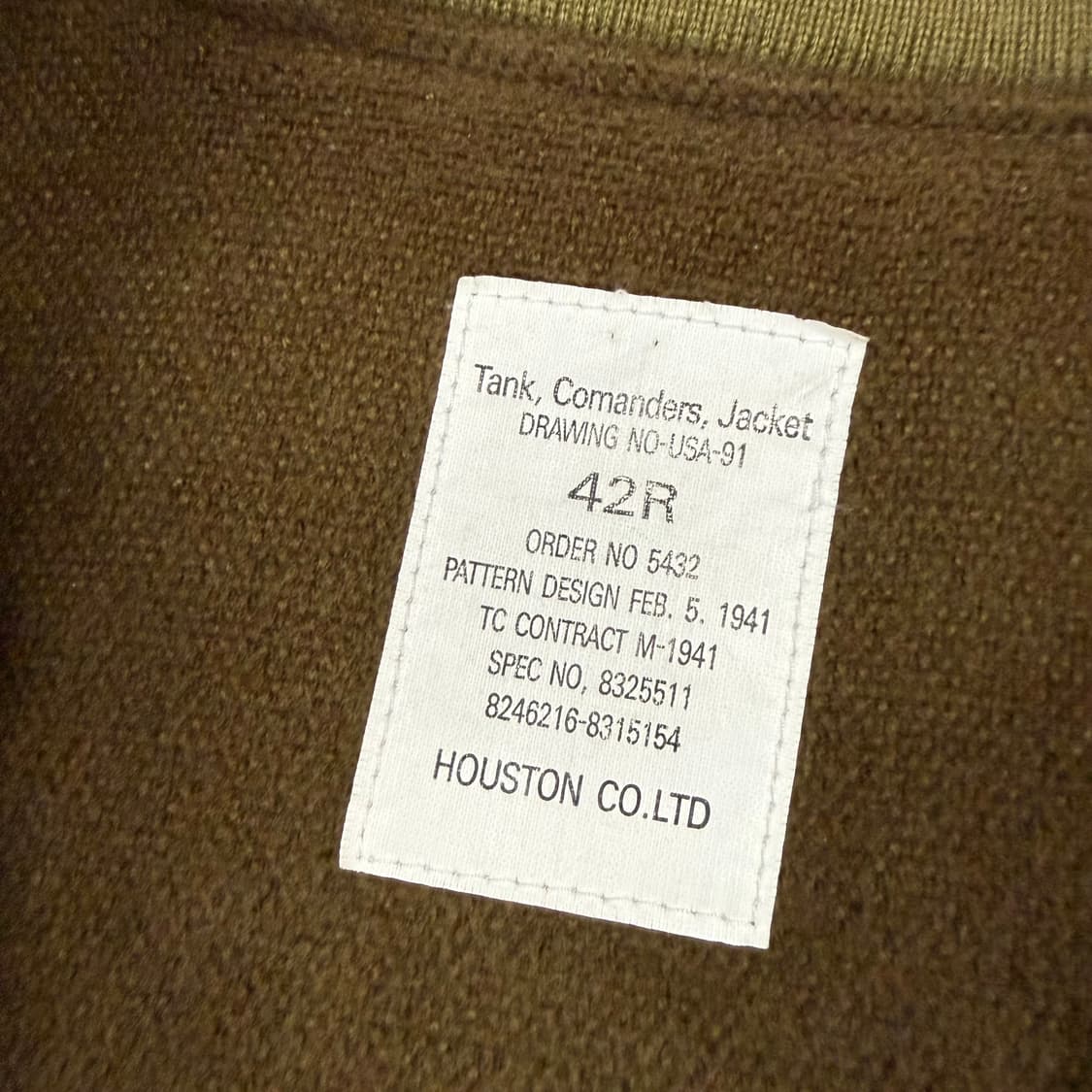 (105) 휴스턴 재팬 컴뱃 탱커 자켓 상품이미지7