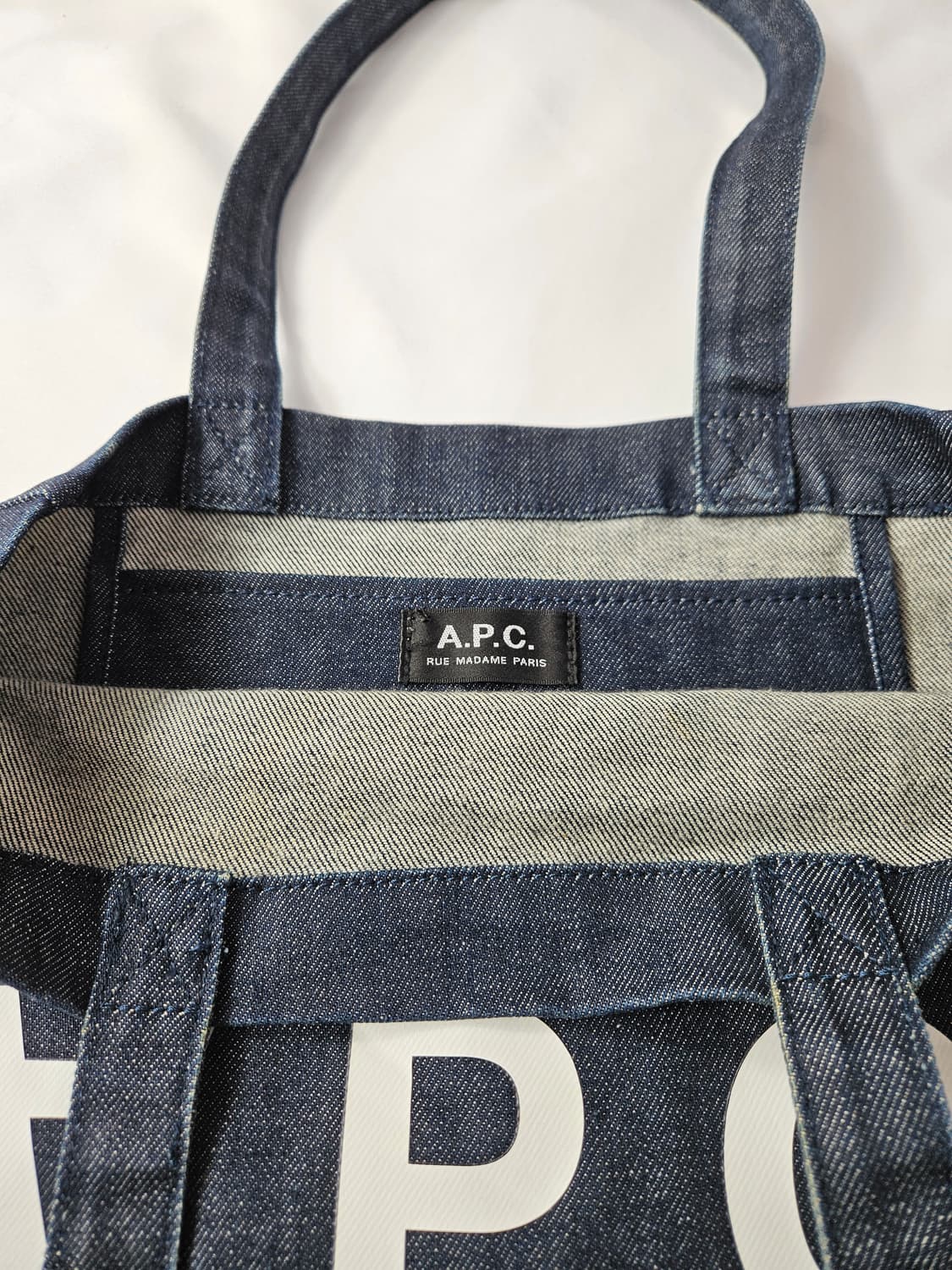 A.P.C 아페쎄 데님 토트백 에코백 가방 상품이미지3