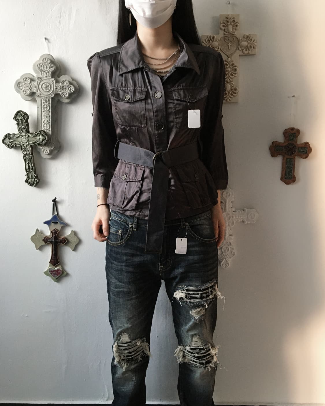 Max & co glossy belted jacket 상품이미지7