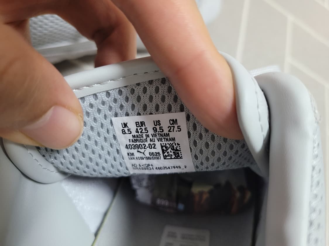 2회착) 푸마 스피드캣 프리미엄 라이트그레이 실버 275 상품이미지7