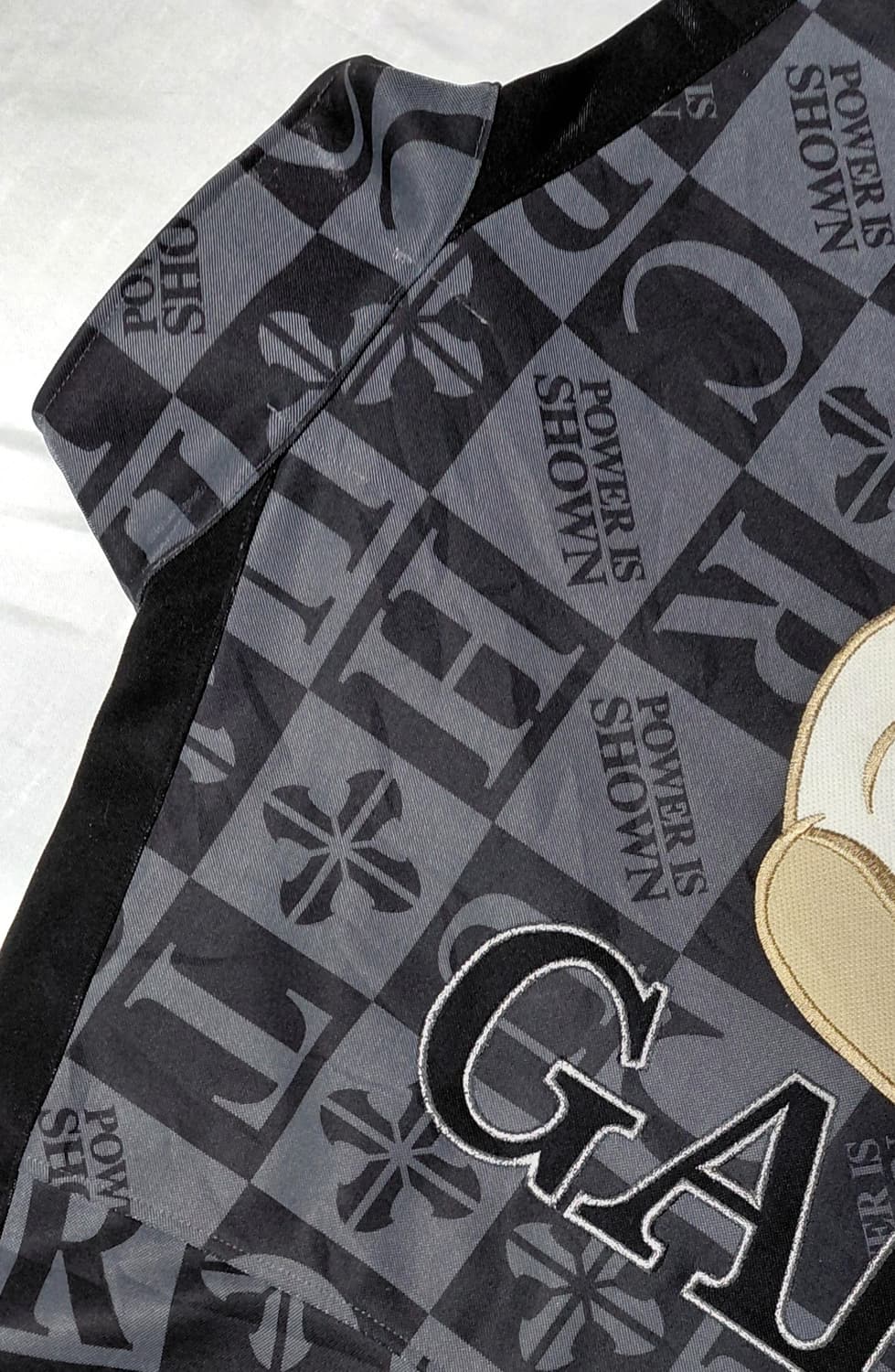 [Free] GALFY 갈피 올오버 패턴 빅 강아지 자수 져지 트랙탑 상품이미지9