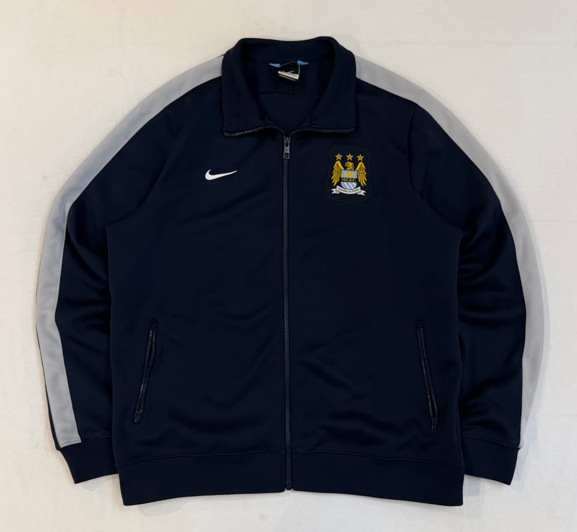 극희귀 XXL) 나이키 13-14 맨시티 트랙탑 져지 네이비 상품이미지1
