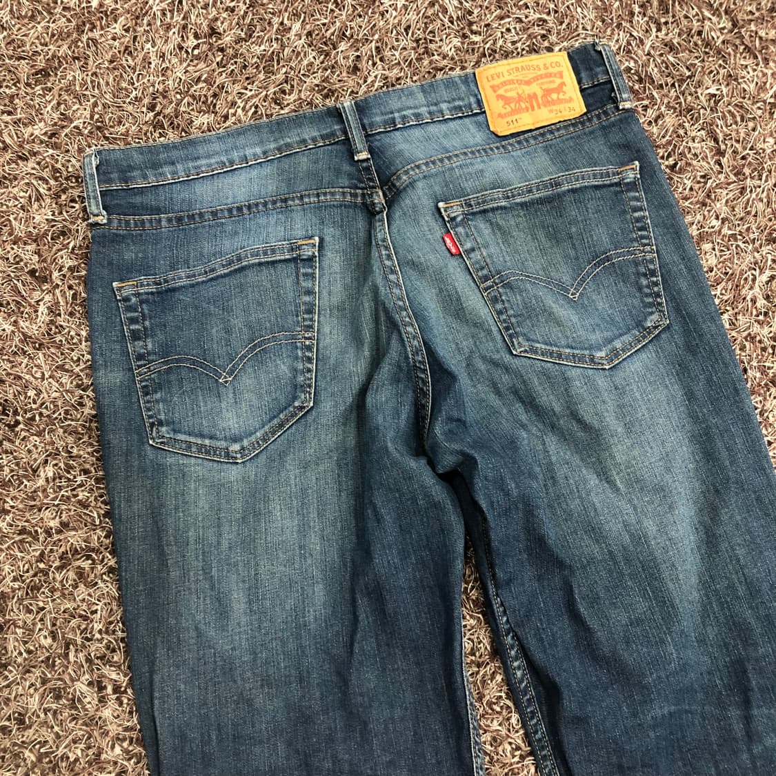 리바이스 511 워싱 데님 팬츠 상품이미지5