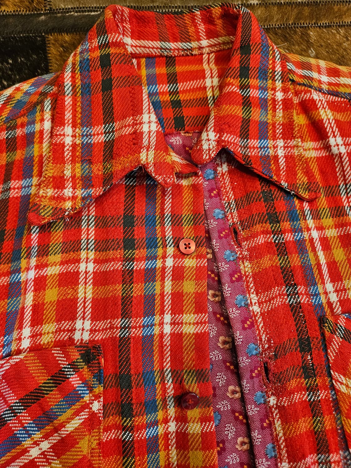 빈티지 플란넬 리페어 셔츠  상품이미지3