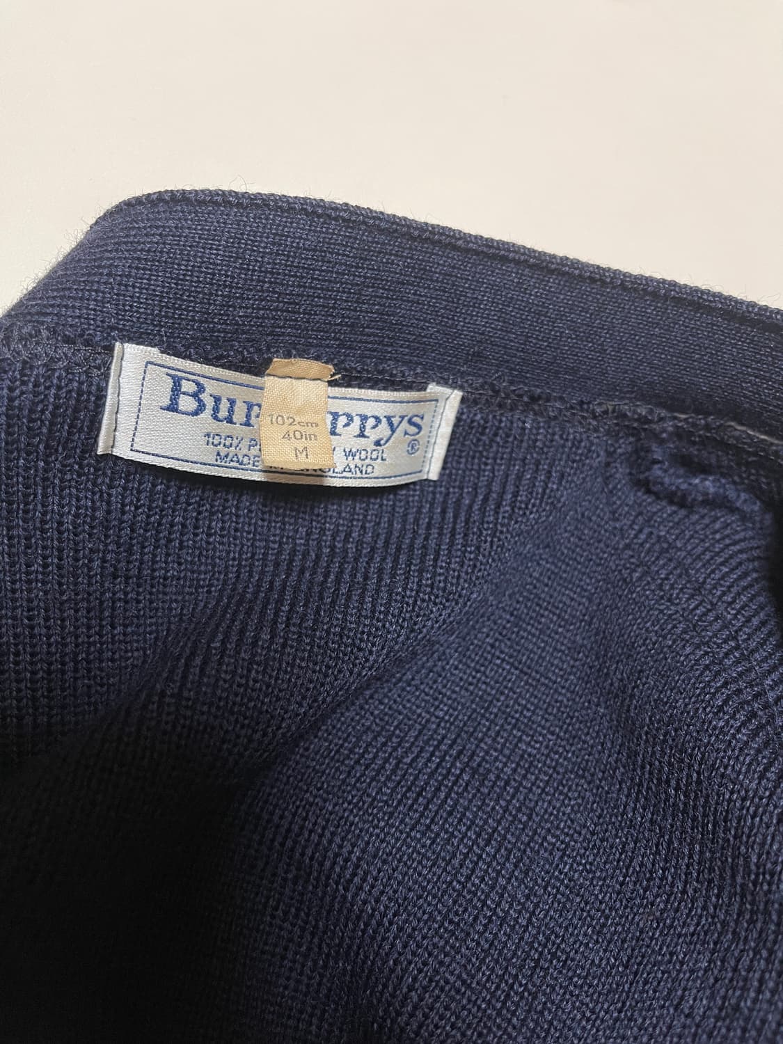 버버리 90‘s 코만도 울 가디건 상품이미지5