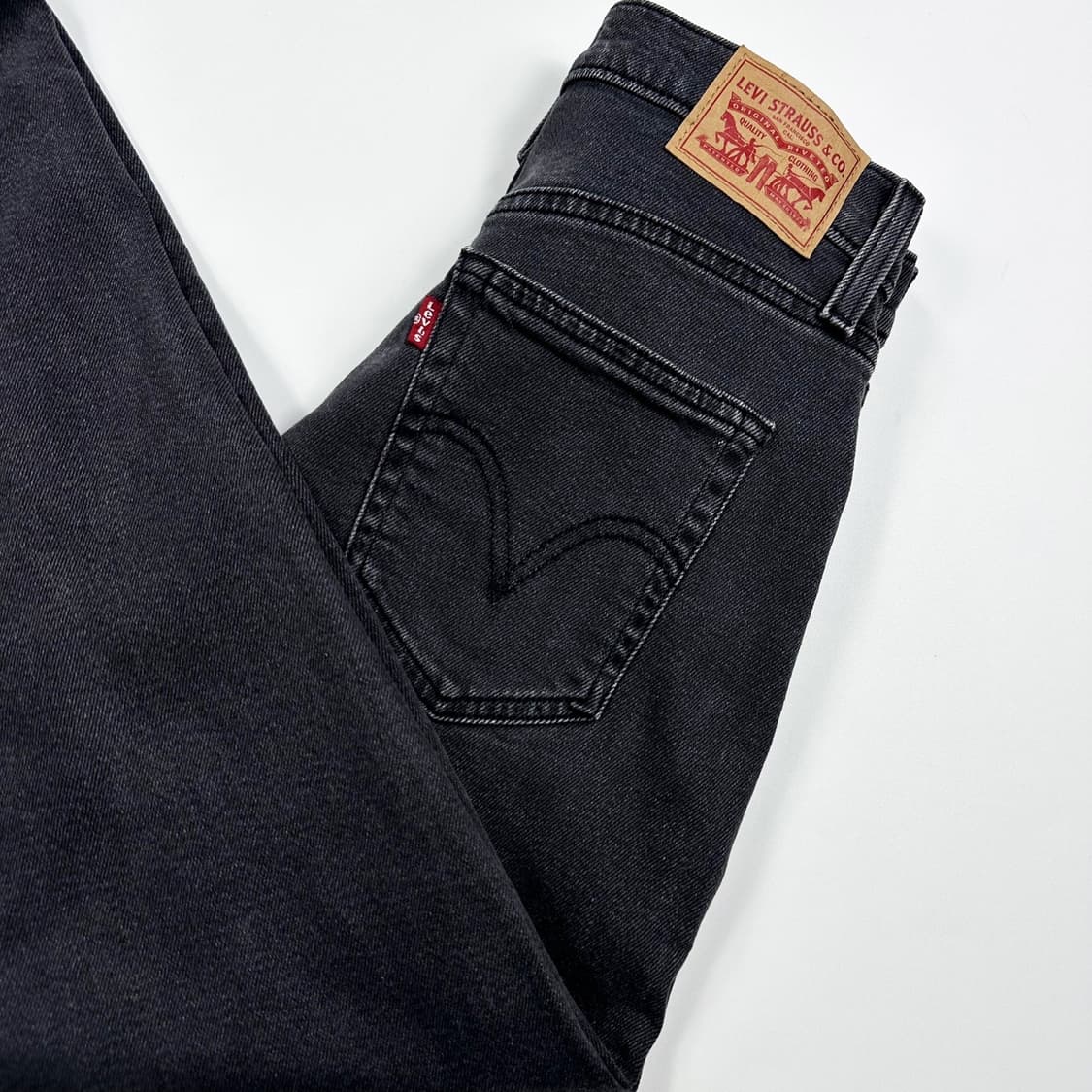 리바이스 오리지널 흑청 데님 팬츠 (28인치 여성추천) 상품이미지1
