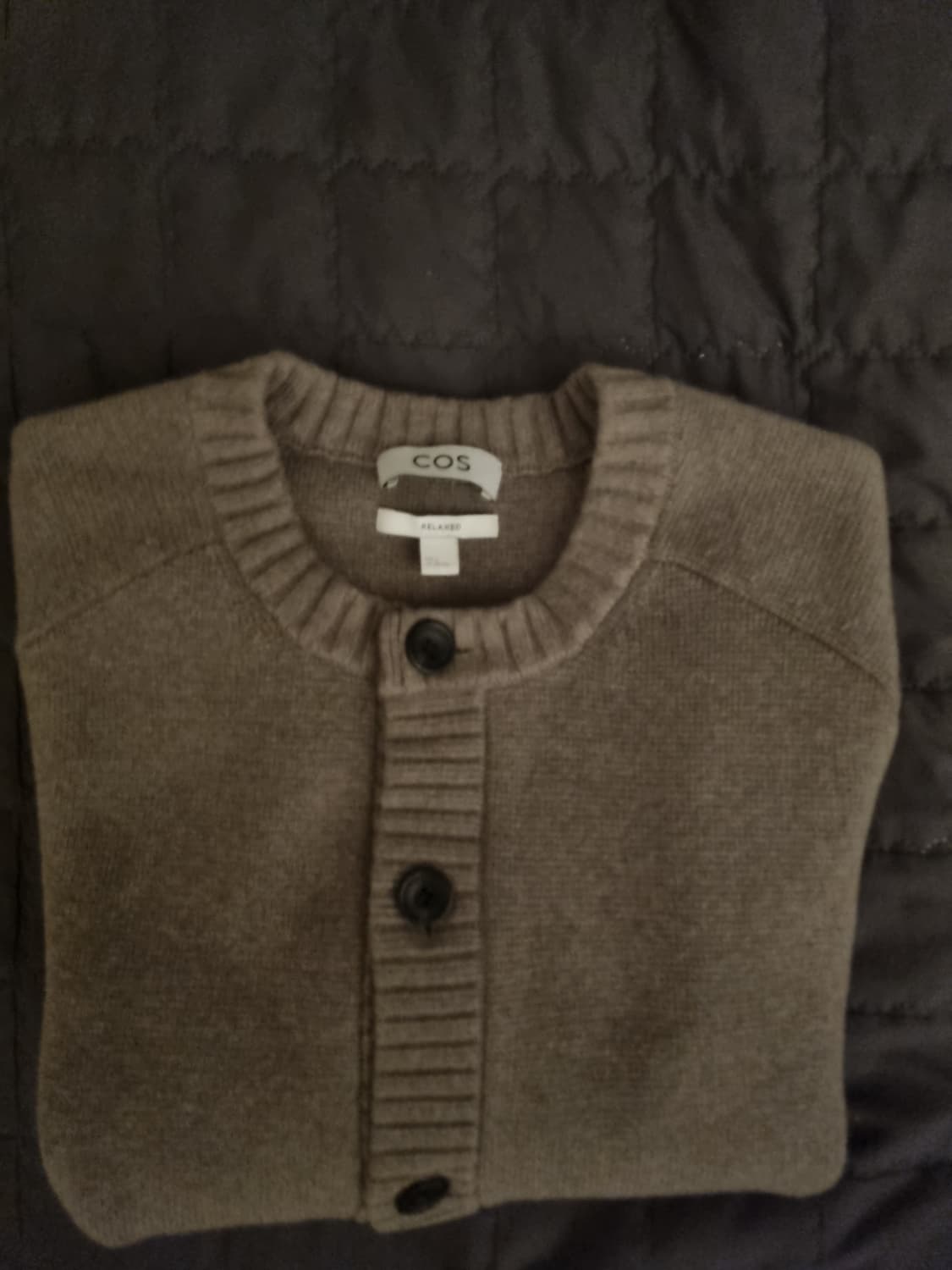 코스 WOOL-BLEND CREW-NECK CARDIGAN s사이즈 상품이미지3