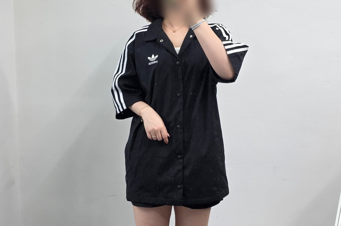 [프립]삼선 반팔 코치 자켓 / 오버핏 셔츠 상품이미지2