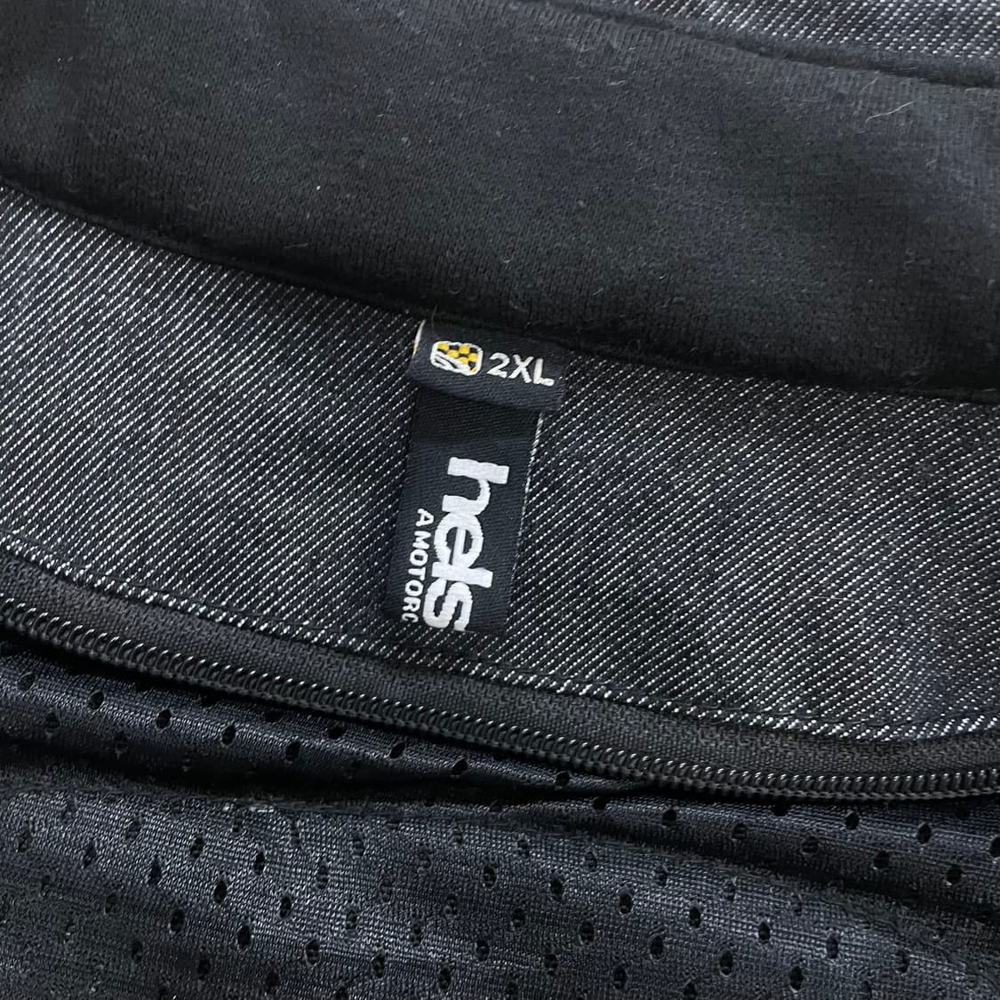 헬스톤스 Helstons 윈스턴 코튼 데님 레더 자켓  상품이미지7