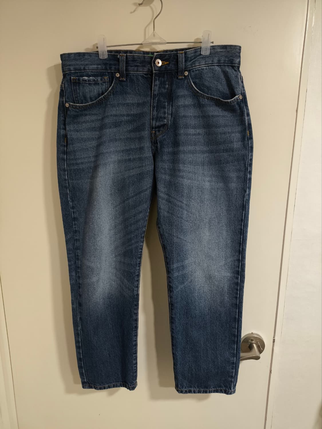 32 베네통 스트레이트 워싱 데님팬츠 청바지 상품이미지3