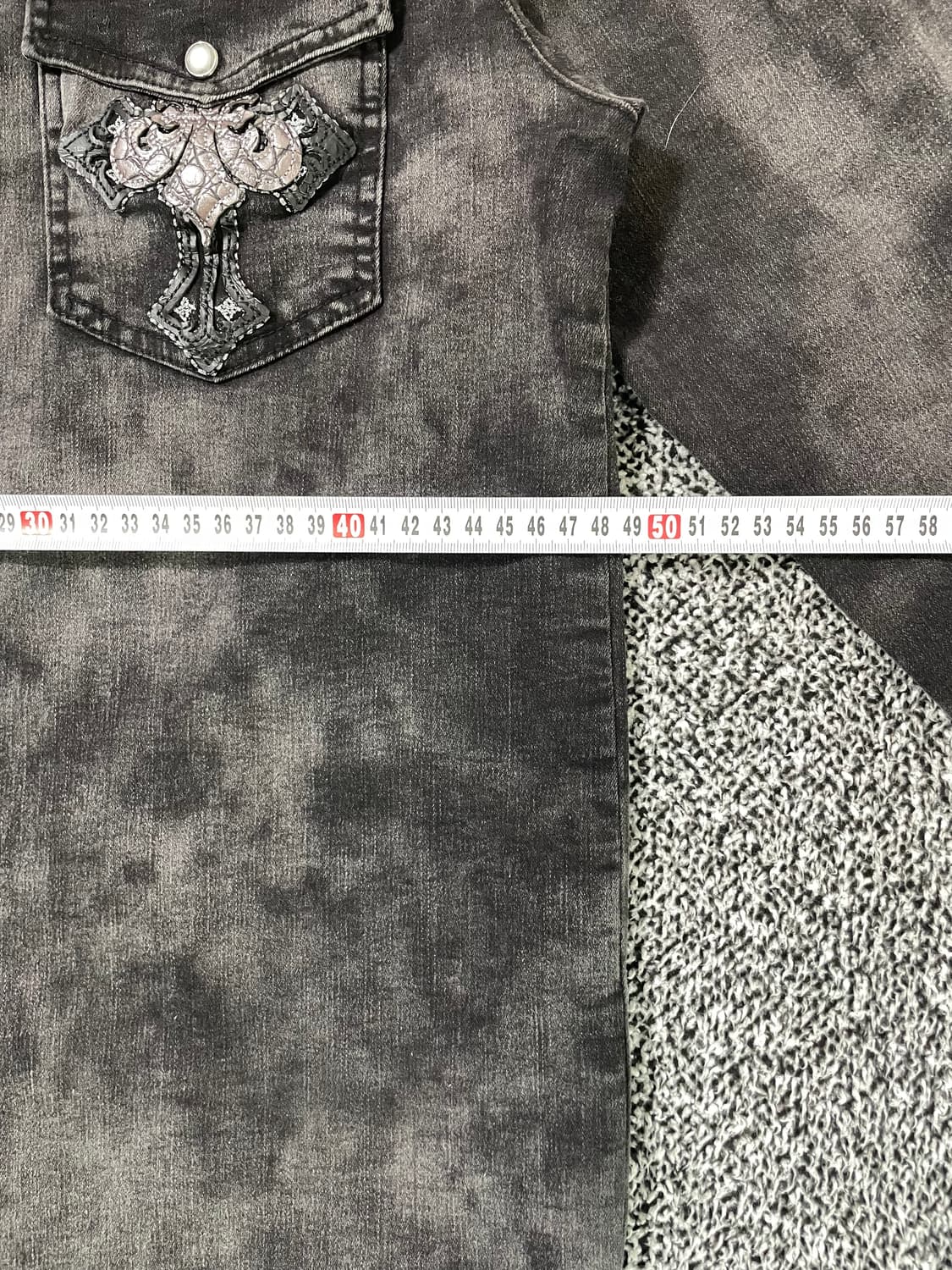 빈티지9. CLOUD72 클라우드72 데님 빈티지 자켓 청자켓 펑크룩 상품이미지5