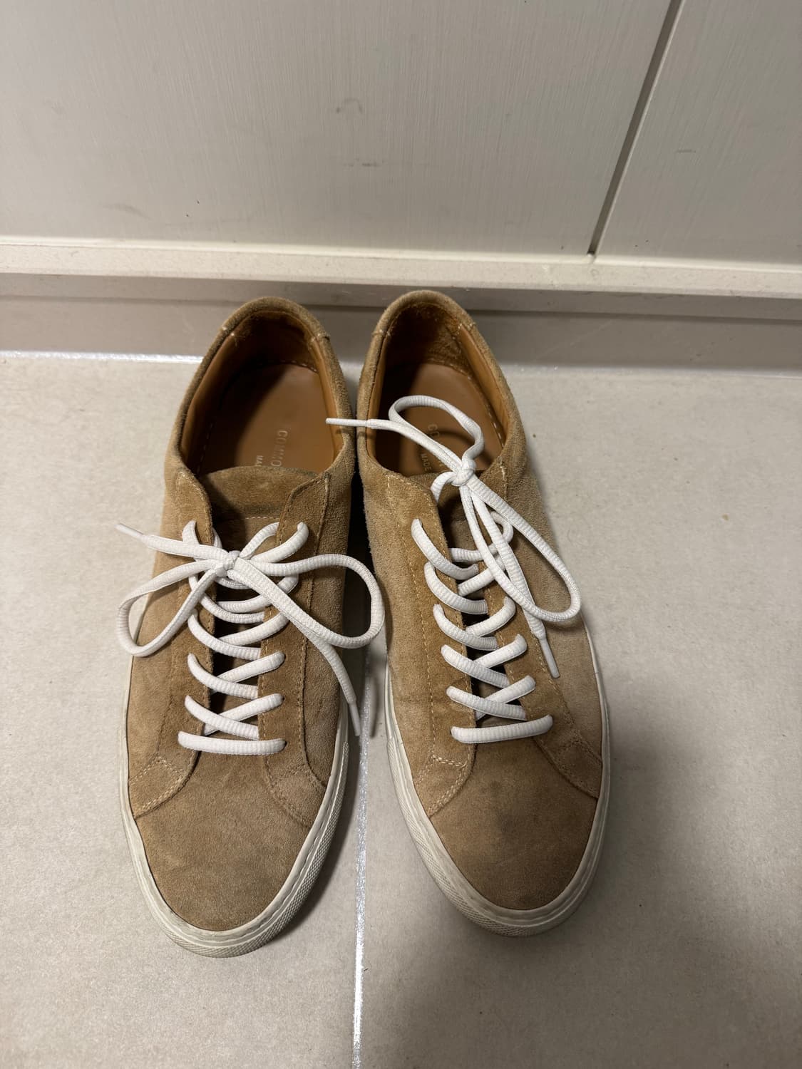 common project 커먼프로젝트 아킬레스로우 베이지스웨이드 41 상품이미지1