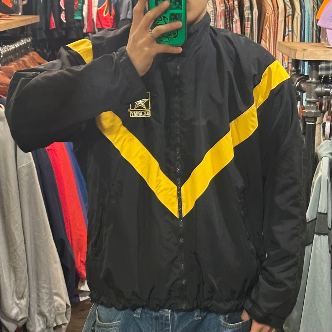 [HI] 아미 바람막이 블랙/옐로우 상품이미지2