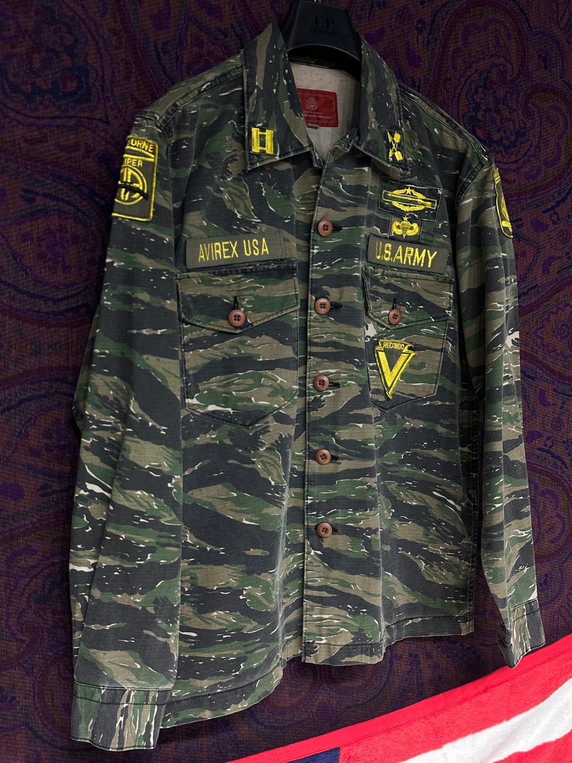 아비렉스 베트남전 타이거 스트라이프 카모상의 상품이미지2