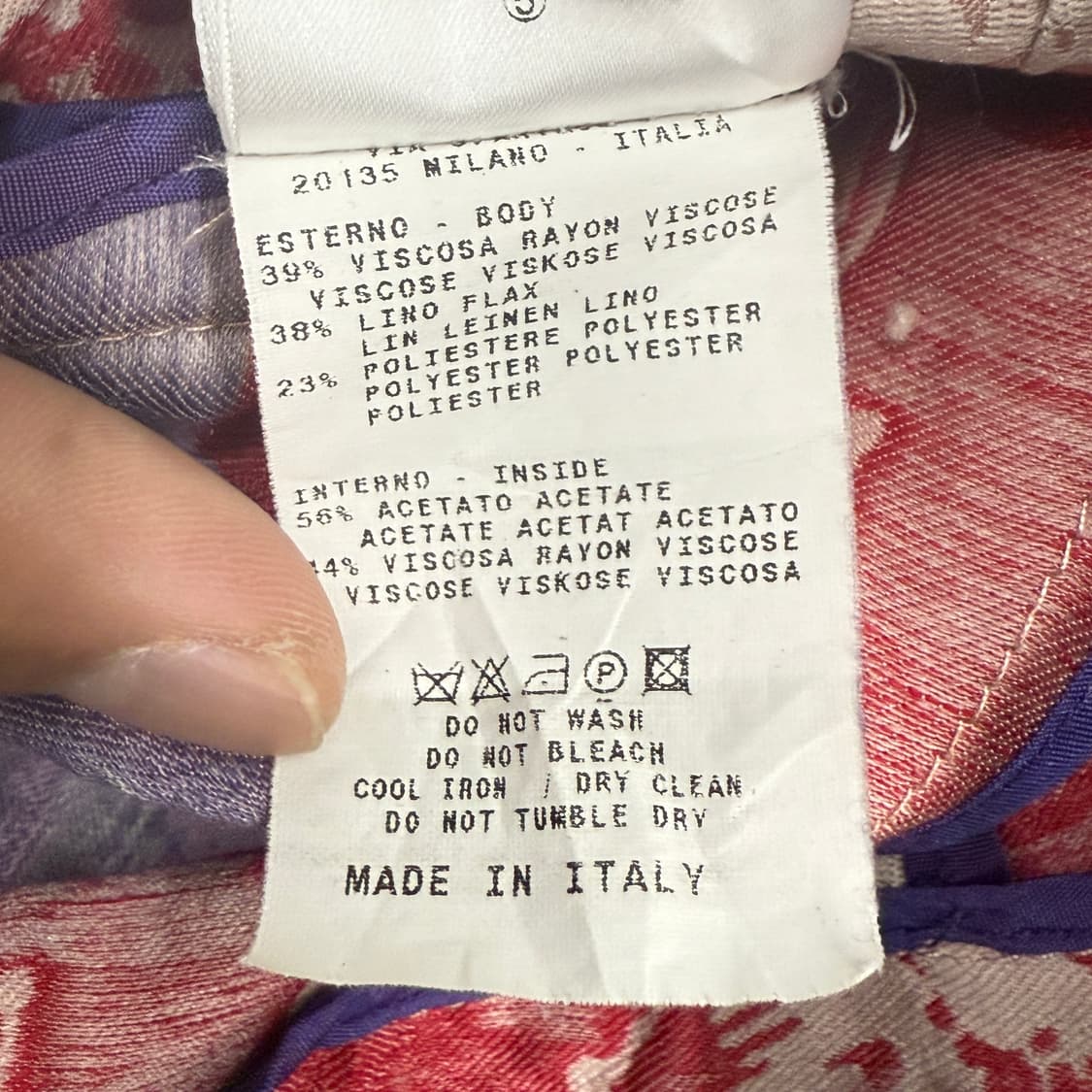 에트로 플라워 패턴 자켓 상품이미지8