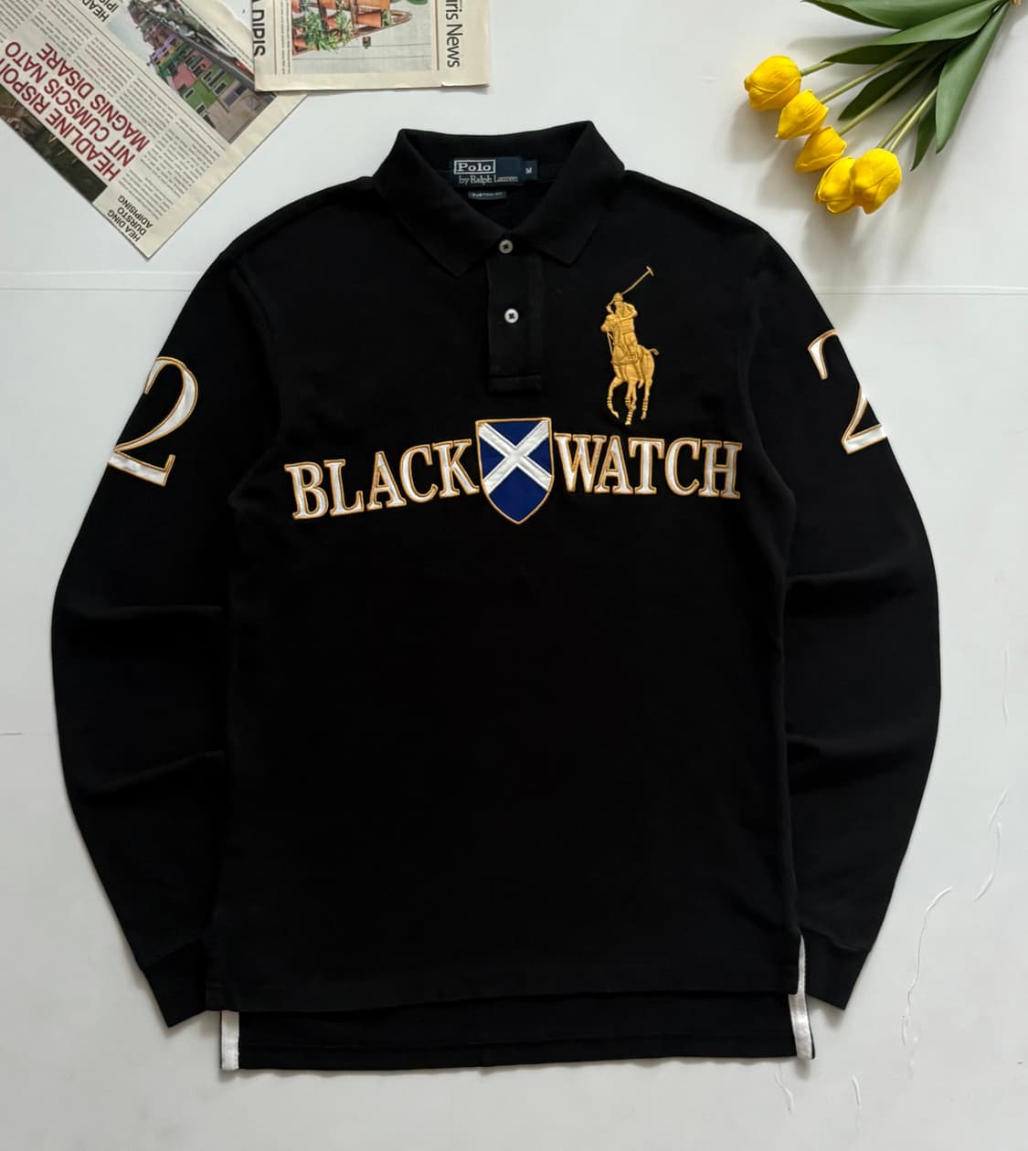 Polo 폴로랄프로렌 치프키프 블랙와치 카라티  상품이미지2