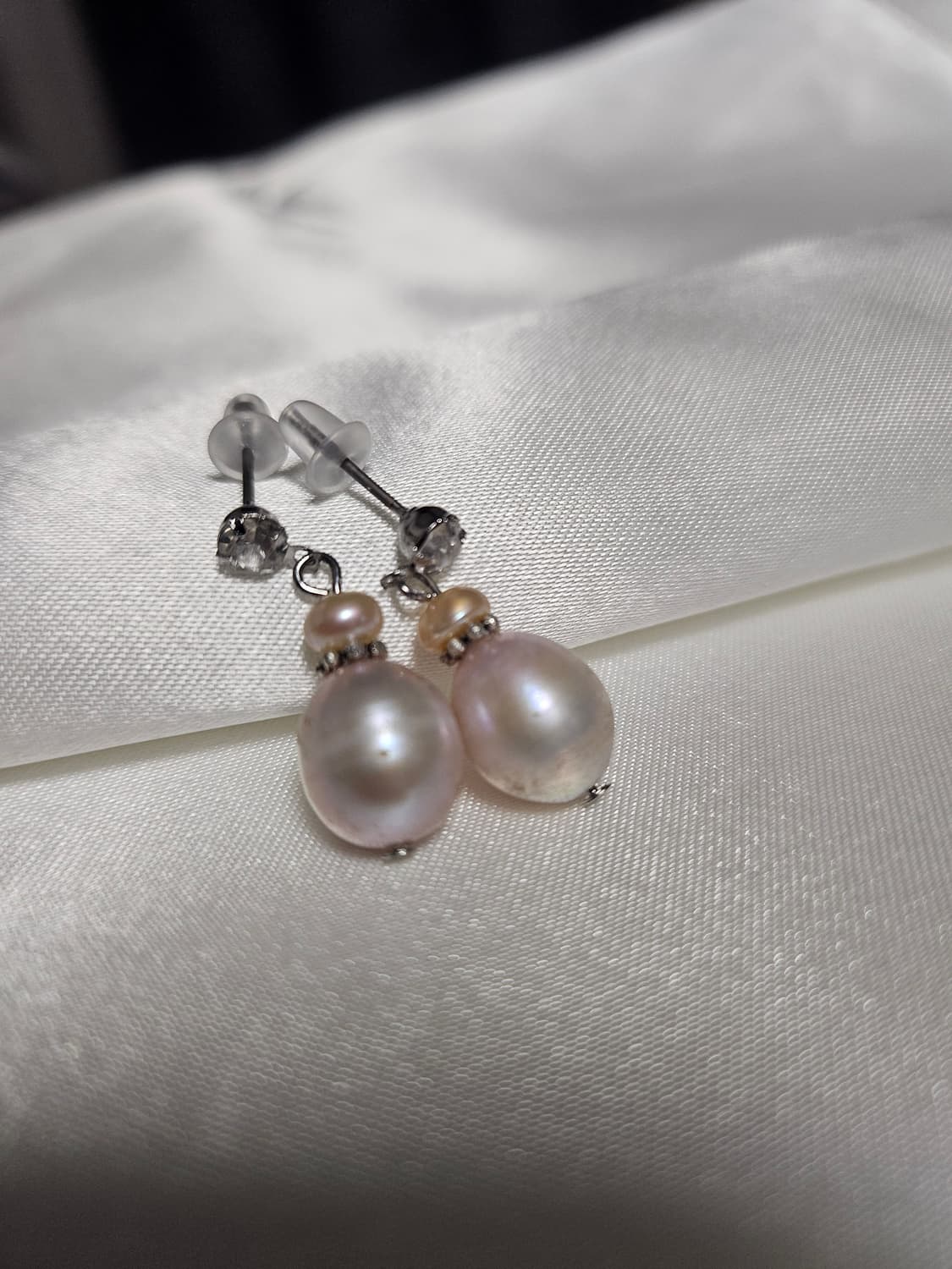 드롭 담수진주 귀걸이 상품이미지8