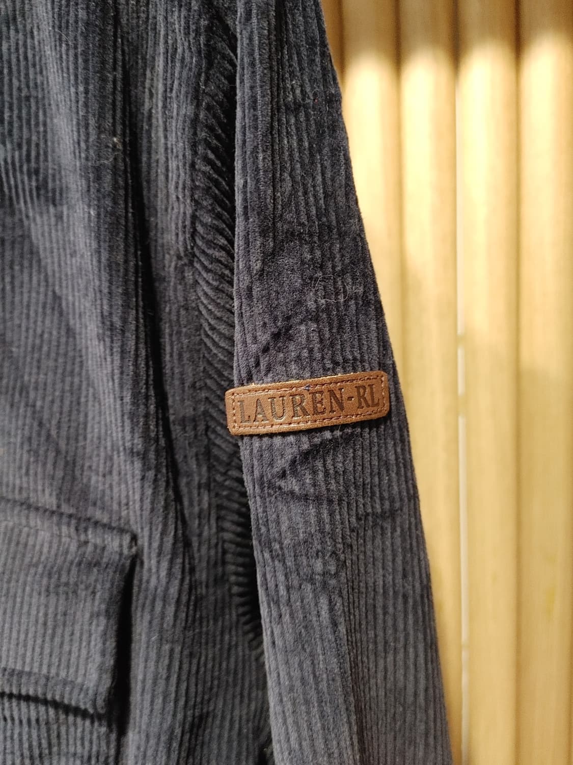 무배) 로렌 랄프로렌 네이비 코듀로이 집업셔츠 - S 상품이미지4