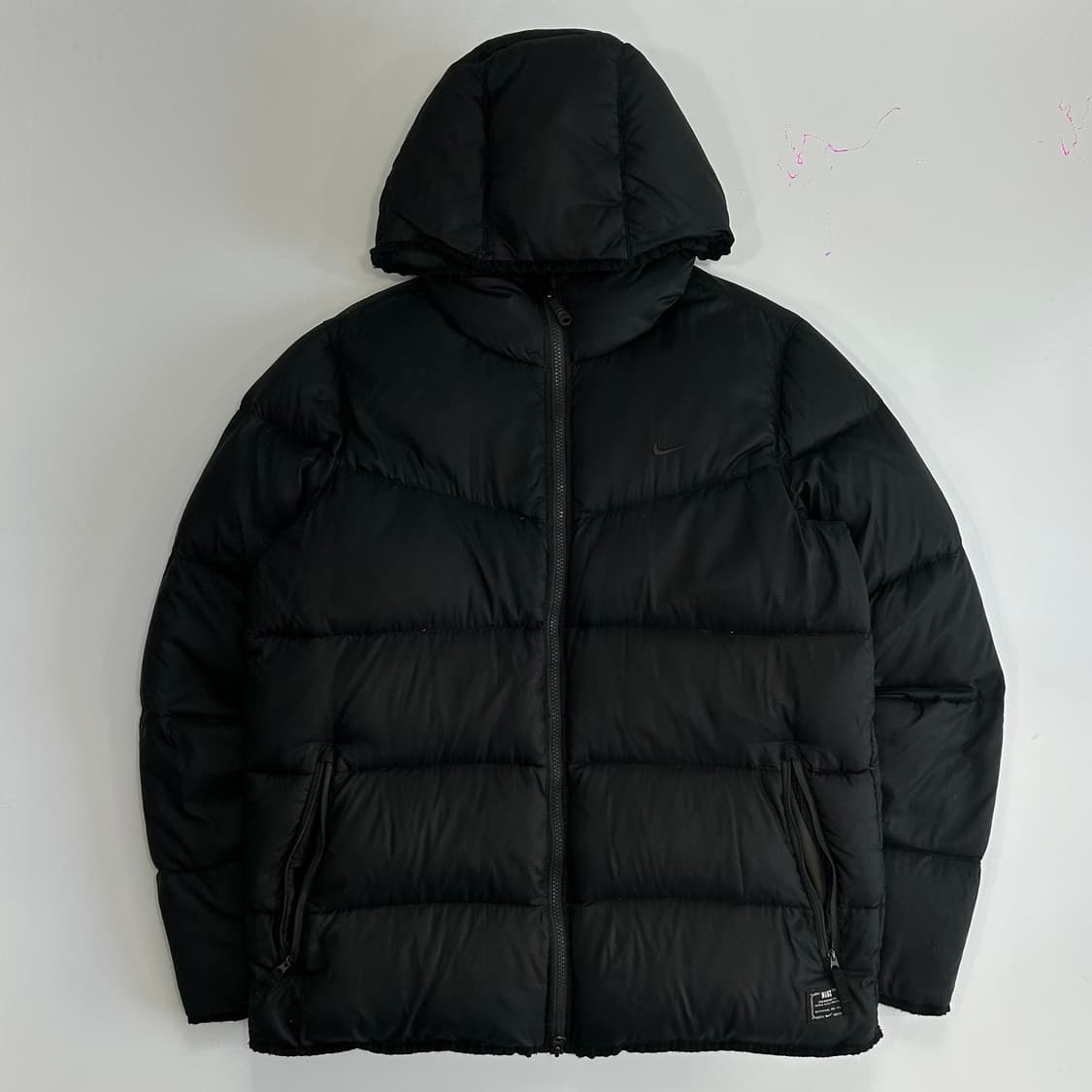 Nike 나이키 블랙 스우시 구스다운 패딩 상품이미지3