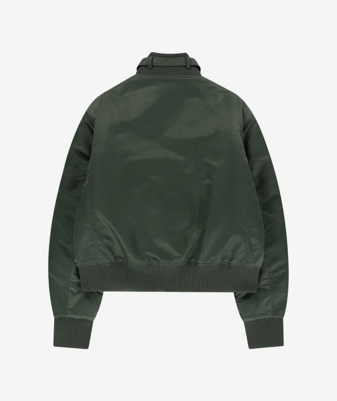 High-Neck Bomber Jacket (Khaki) 상품이미지3
