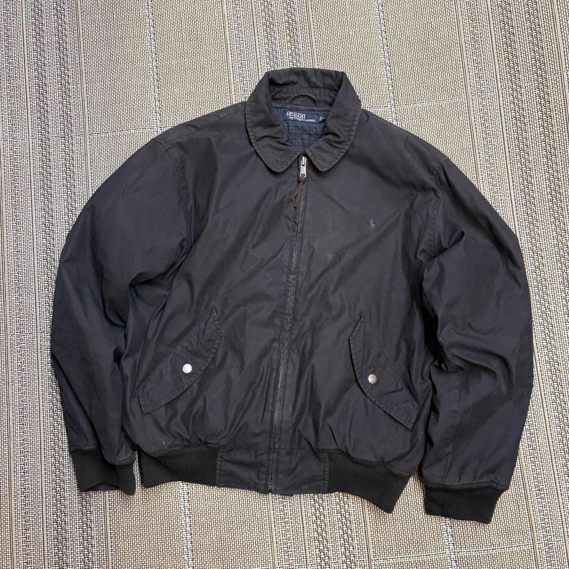 폴로 랄프로렌 베이포트 블랙워치 패턴 안감 자켓 상품이미지1