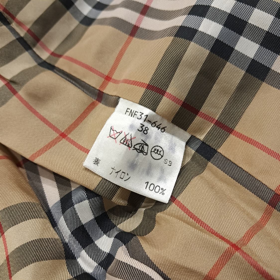 CL903 L 버버리 90s 일본판 퀼팅 패딩 자켓 아우터 상품이미지7