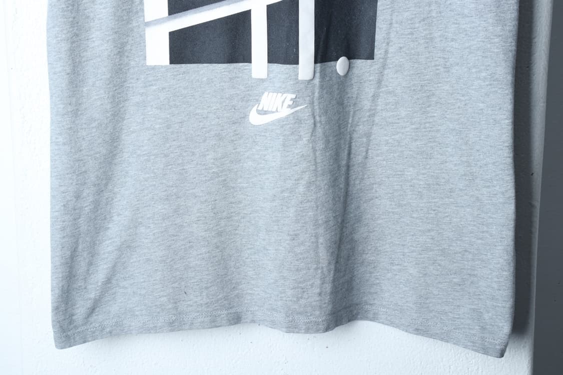(L-XL) 나이키 반팔 티셔츠 빅로고 그레이 올드스쿨-H30115 상품이미지4