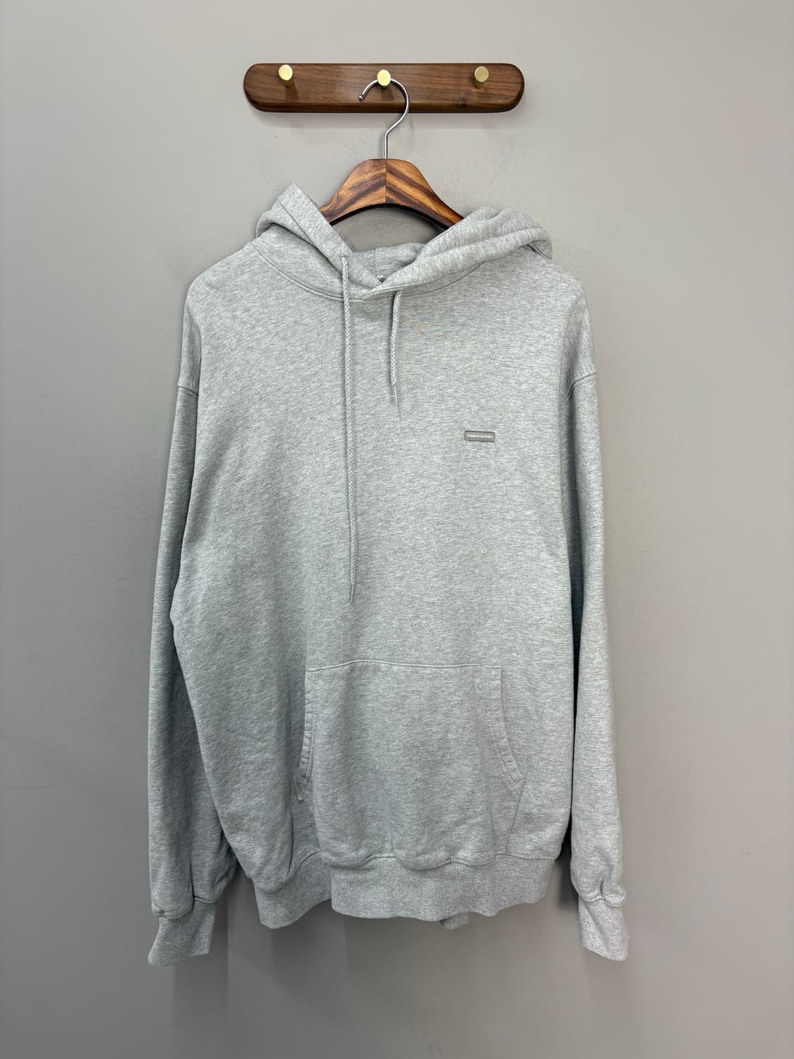 디스이즈네버댓 사각스몰로고 그레이 후드티 A3370 상품이미지2