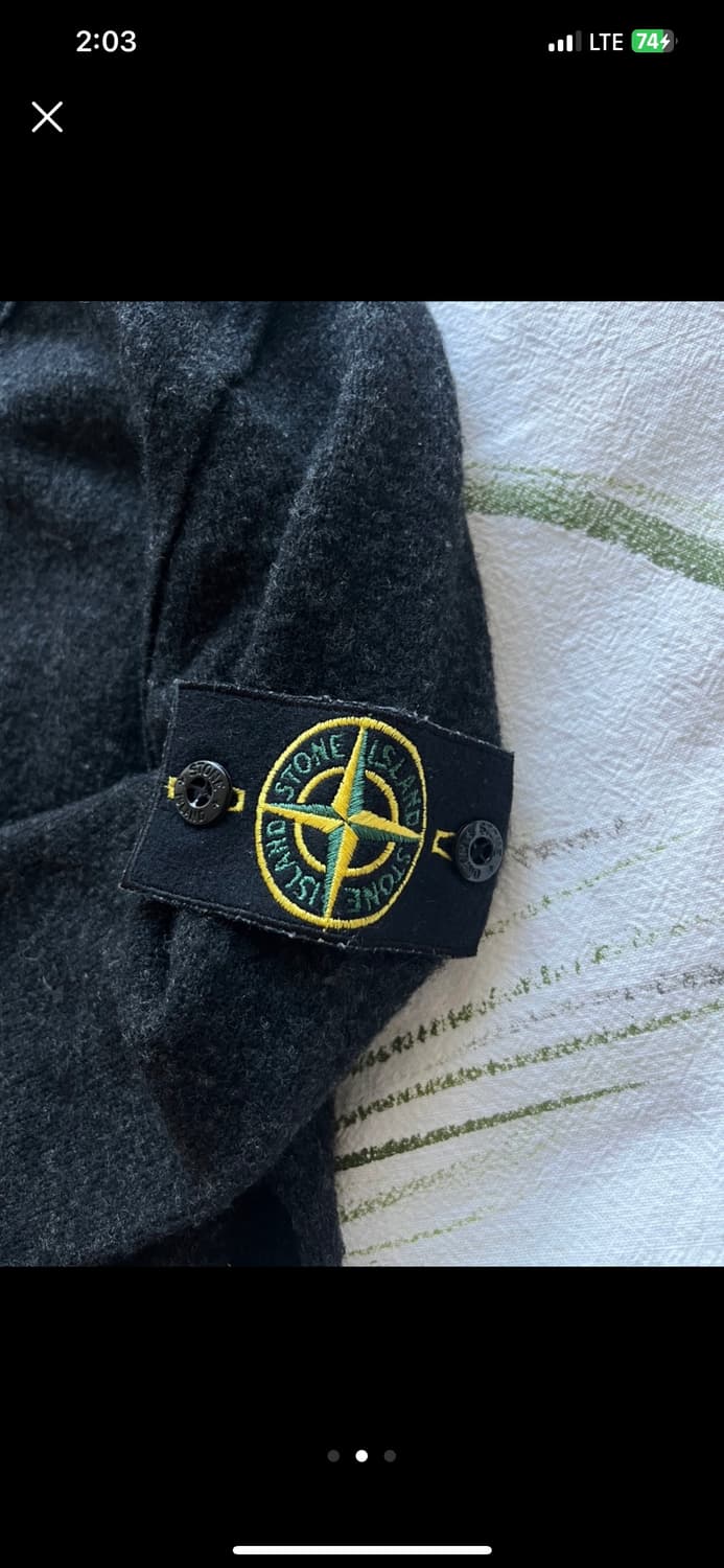 스톤아일랜드 주니어 그레이 니트 상품이미지2